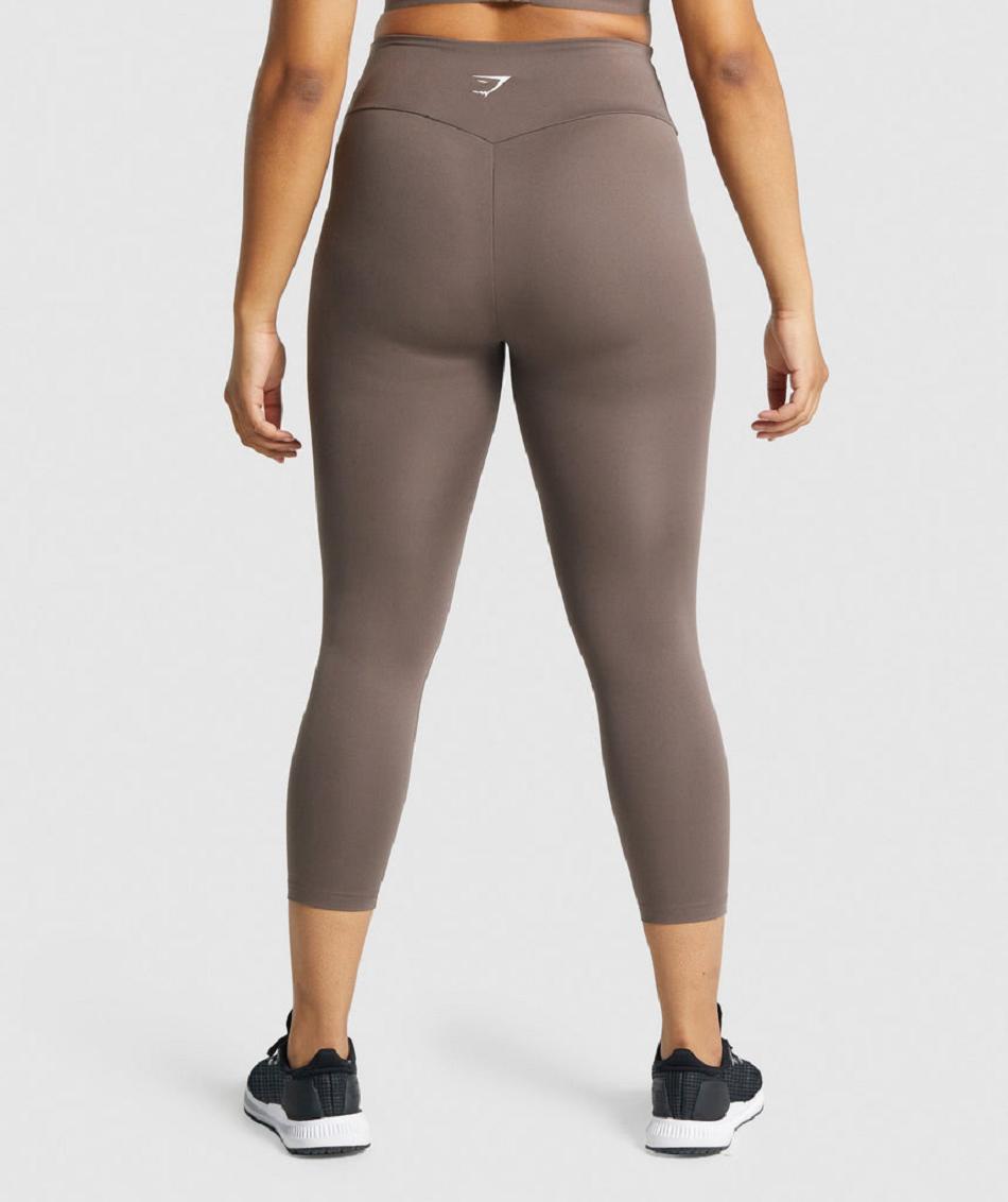 Leggins Gymshark Entrenamiento 7/8 Mujer Marrones | CO 2933LIS